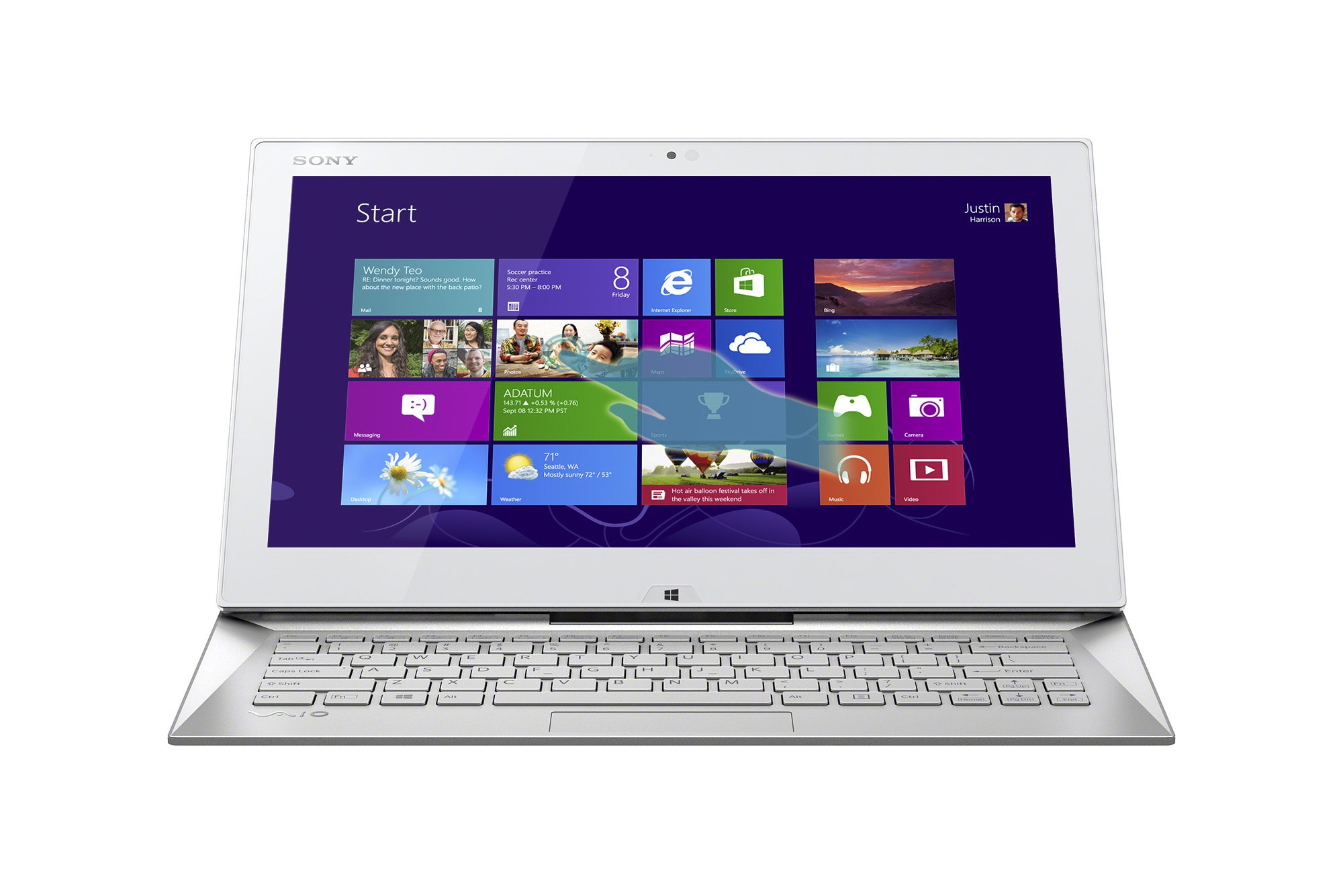 Laptop Sony VAIO SVD13215PX 13,3 polegadas, Branco | Amazon.com.br